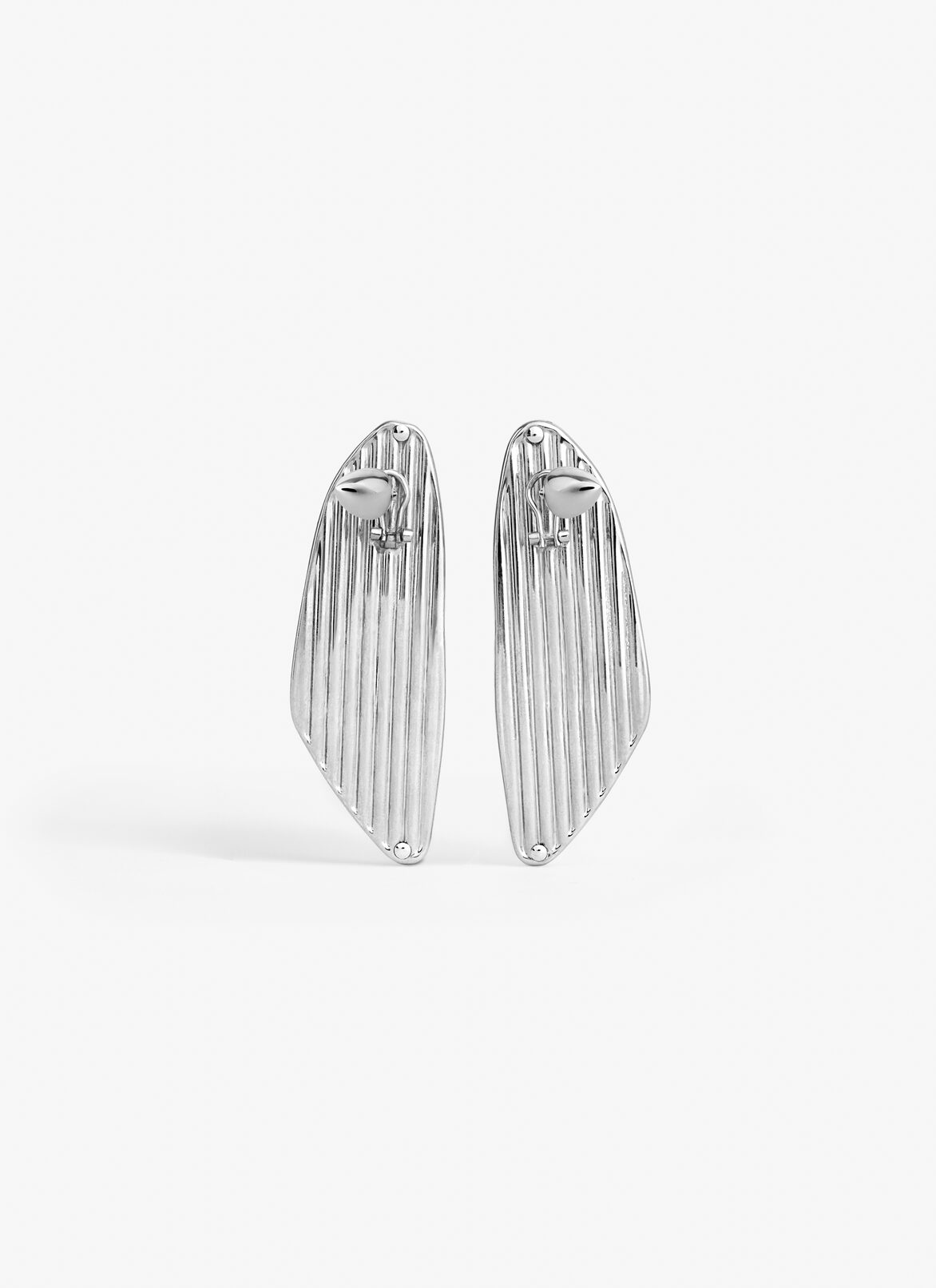 BUMPER EARRINGS ALAÏA SILVER BUMPER EARRINGS